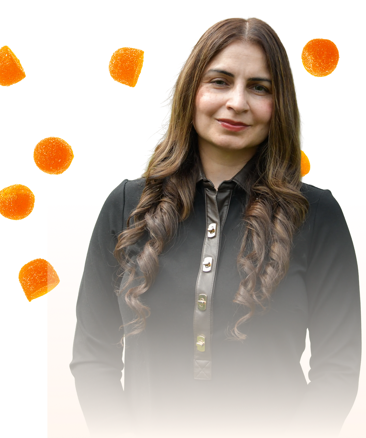 Dr. Ameeta Walia with Make My Day supplement gummies